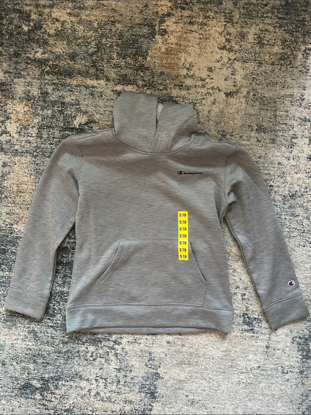 Champion Kids Light Gray Pullover Hoodie
